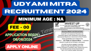 UP Udyami Mitra Vacancy 2024