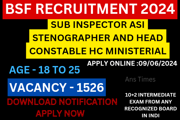 BSF Recruitment 2024