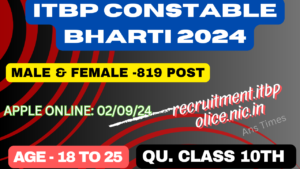 ITBP Constable Recruitment 2024